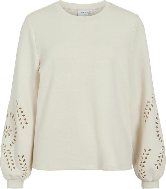 Visandy Vila Trui Visandy L/s Detail Sweat Top - Noos 14114310 Birch - M
