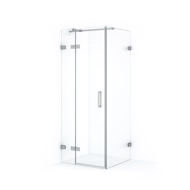 Maxaro Douchecabine Diamond 80x70cm 8mm Helder Veiligheidsglas Chroom met Draaideur