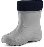 Ladeheid Bottes de pluie enfant - Caoutchouc - avec chausson intérieur - EVA - Chausson intérieur lavable - LA-KL-EVA-Kids - Gris - 25