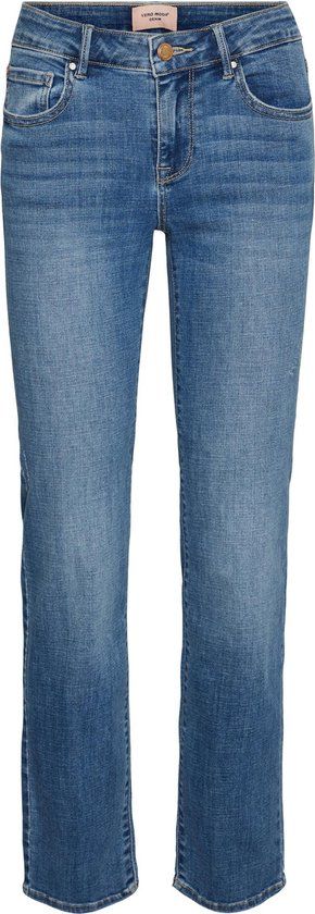 Vero Moda Vmflash Mr Straight Jeans - Medium Blue Denim - W30/L30