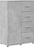 vidaXL Dressoir betongrijs 60x31x84 cm bewerkt hout