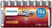 Philips Power Alkaline AAA 16 pièces