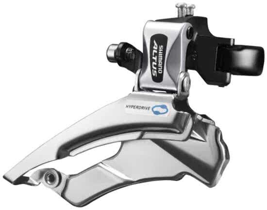 Shimano Voorderaileur altus m313 3x78-sp 349 ds dp 63-66 48t - ZWART