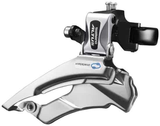 Shimano Voorderaileur altus m313 3x7/8-sp 349 ds dp 63-66 48t - ZWART