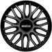 Sparco Roma Jeu de enjoliveurs - 16 pouce - Gris/Noir - 4 Pièces