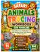 Safari Animals Tracing Workbook for Toddlers: Trace Letters A-Z and Numbers 1-10 with Amazing African Safari Animals for Kids Ages 2-5