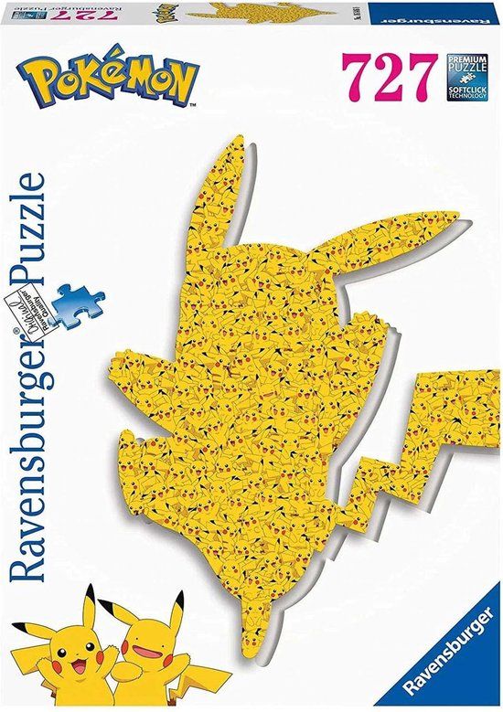 Ravensburger Shaped Pikachu Puzzle - 727 Pieces - Ages 14+