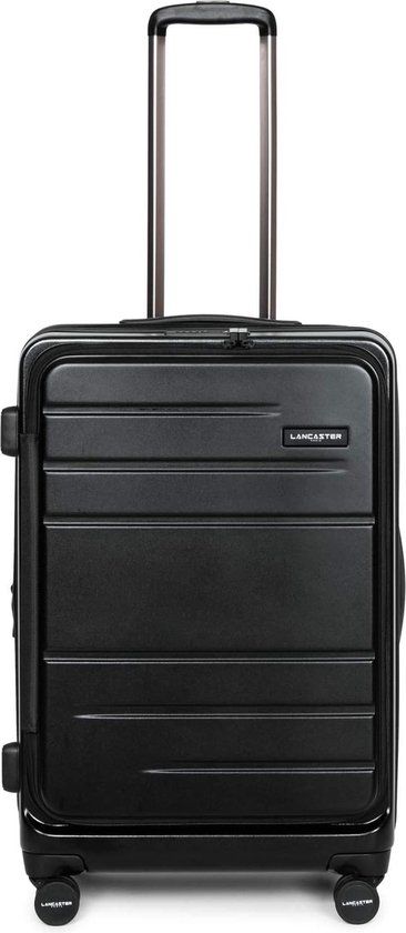 Lancaster Paris Medium Hardcase Trolley - 65cm - Zwart