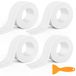 Merkloos Badafdichtingsband - 4 rollen - 22 mm x 3,2 m - Wit - Waterdicht en zelfklevend