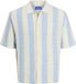 JACK&JONES JORTYLER KNIT SS POLO SN Heren Polo XXL Gestreept Korte mouw Katoen/Gerecycled polyester