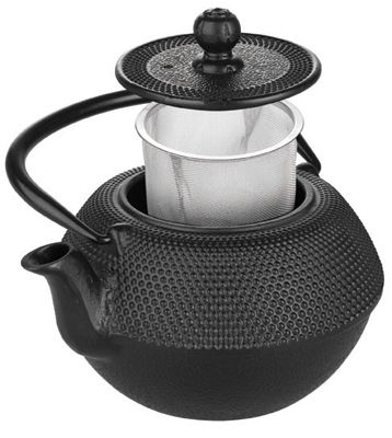 Ibili 620012 - Theepot - 1200 ml - Zwart - Gietijzer