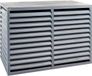 Evolar EVO-COVER-WLA Airco & Warmtepomp Buitenunit Omkasting Large Licht Antraciet