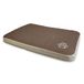 Arquivet - Hondenmat bruin en beige met voetafdruk 105 x 70 x 9 cm