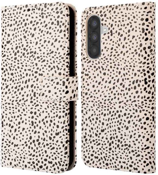 imoshion Hoesje - Geschikt voor Samsung Galaxy A56 (5G) - Design Bookcase smartphone - Desert Dots