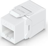 Ubiquiti UACC-KEYSTONE-JACK-C6 Cat6 Keystone Jack, White, 12-Pack