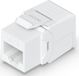 Ubiquiti UACC-KEYSTONE-JACK-C6 Cat6 Keystone Jack, White, 12-Pack