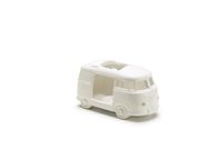 Volkswagen VW T1 Bulli theelichthouder, porselein, wit