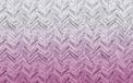 Komar Fotobehang - Herringbone Pink 400x250cm - Vliesbehang