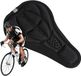 Pinnacle Living Coussin de selle de vélo ergonomique, coussin de selle de vélo en mousse, housse de selle de vélo rembourrée, coussin de selle de vélo avec rembourrage confortable