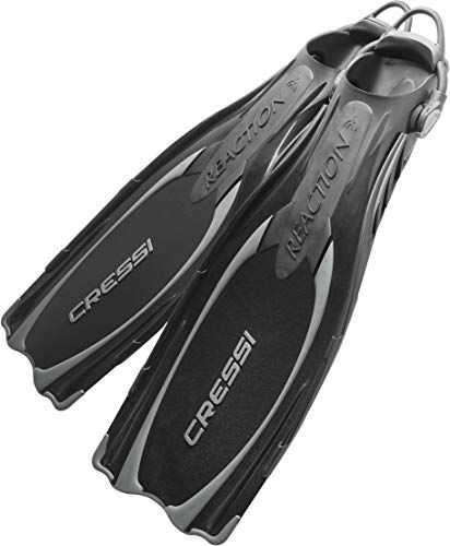 Cressi Reaction EBS Fins - Duikvliezen - Zwart - Maat: 0843607515603