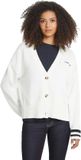 Guess Jeans J Emb Cardigan Warm White XS Vrouw