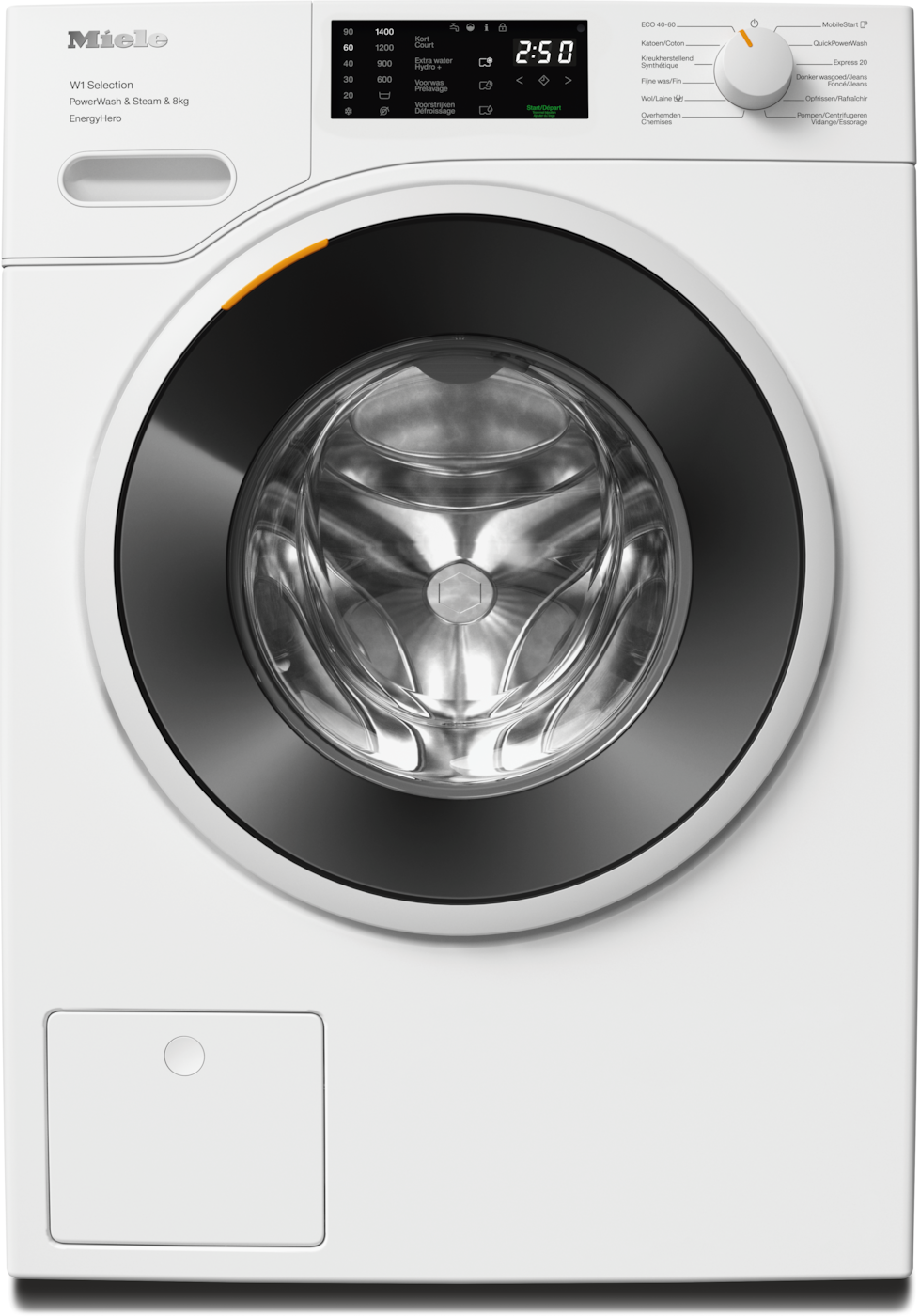 Miele WSE 383 WCS PowerWash & SteamCare - Wasmachine - 8 kg - A-40% - Lotuswit