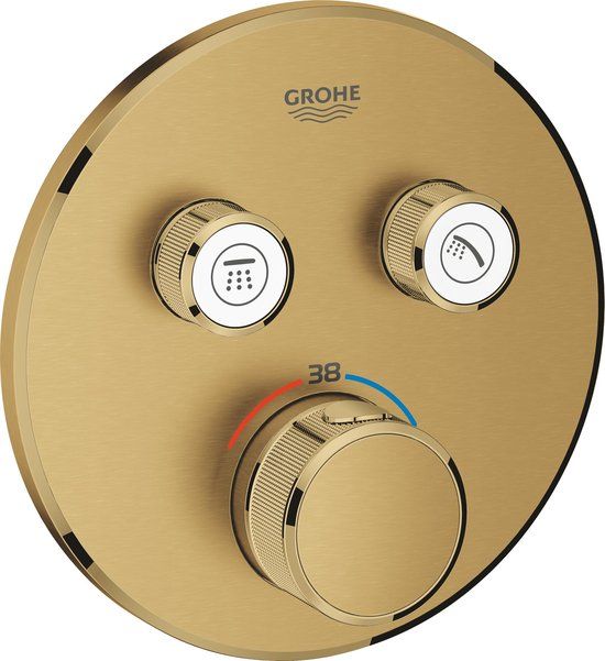 GROHE Grohtherm SmartControl Inbouw Douchekraan - 2 Knoppen - Brushed Cool Sunrise (Mat Goud) - 29119GN0