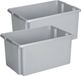 Sunware Nesta - 2 pièces - Plastique - 51 litres - Gris clair