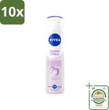 Nivea Double Effect Antitranspirant Spray - 150 ml - 10 pièces