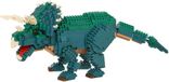 Bandai Nanoblock Triceratops Deluxe figurine de construction 930 pièces NBC033