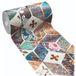 Tapis de cuisine patchwork caoutchouc moderne - 51x360 cm