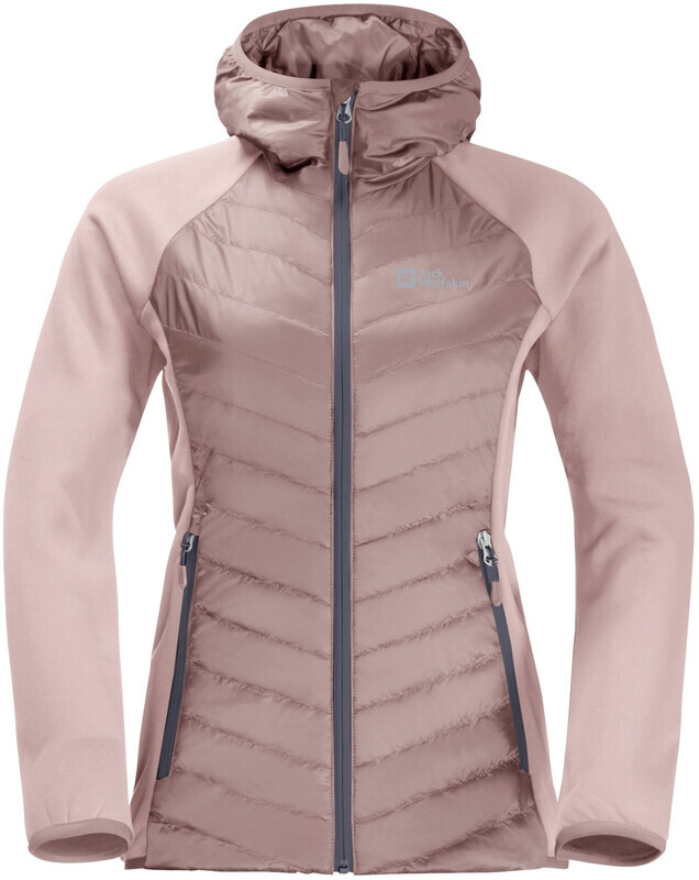 Jack Wolfskin Jack Wolfskin Routeburn Pro Hybride Jas Dames, roze L 2023 Trekking- & Wandeljassen