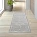 Tapis d'intérieur et d'extérieur, gris, dimensions : 80 x 150 cm