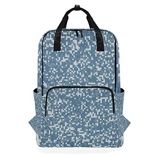 MONTOJ Travel Rugzak Blauw Camouflage School Rugzak