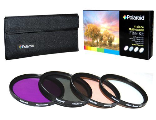 Polaroid PL4FIL72 - Cameralensfilter - 72 mm - Zwart - 4 stuks