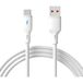 AKYGA AK-USB-59 USB-C naar USB-A kabel 1 m siliconen LED 480 Mbit/s USB 2.0 snel opladen flexibele oplaadkabel universeel