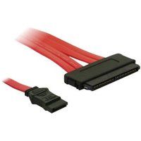 DeLOCK Cable SAS 32pin to 4x SATA SCSI-kabel Rood 0,5 m