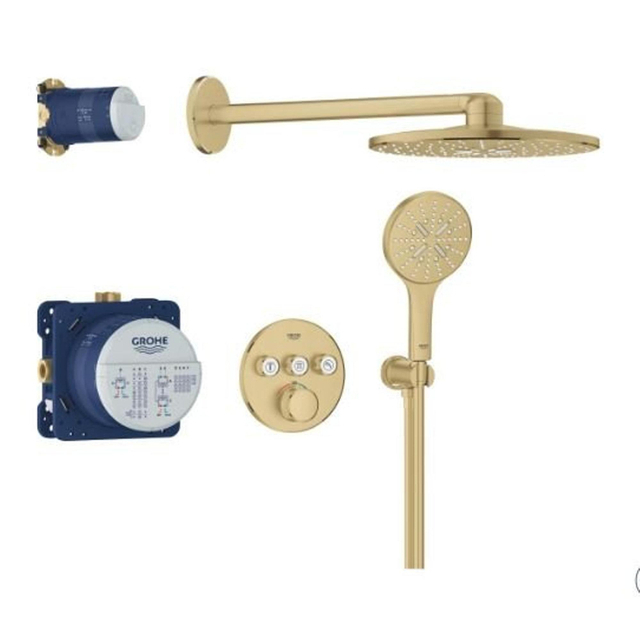 Grohe Grohe Grohtherm smartcontrol Perfect showerset cool sunrise geborsteld 34863GN0