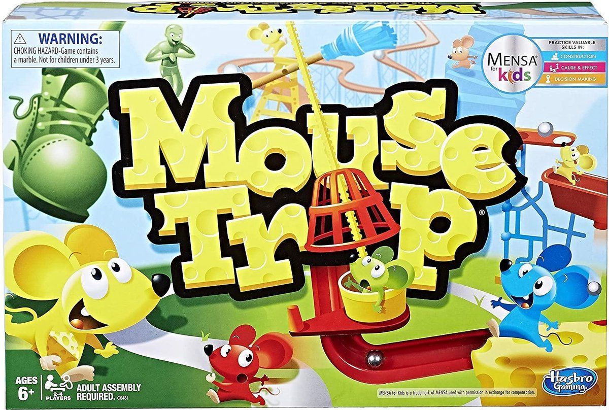 Hasbro Mouse Trap - Bordspel - Originele Editie - Engelse Versie