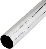 SOTECH Ronde Kaststang Ø 25 mm L: 800 mm Staal Gepolijst Chroom Garderobestang Kledingstang