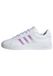 adidas Grand Court 3.0 Schoenen Junior uniseks kinderen, Ftwr White/Iridescent/Almost Pink, 38 2/3 EU