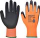 Portwest Hi-Vis Snijbestendige Handschoen - Oranje/zwart - L