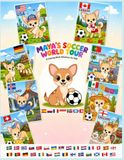 Maya Soccer World Tour: Color the World! – Coloring Book for Kids