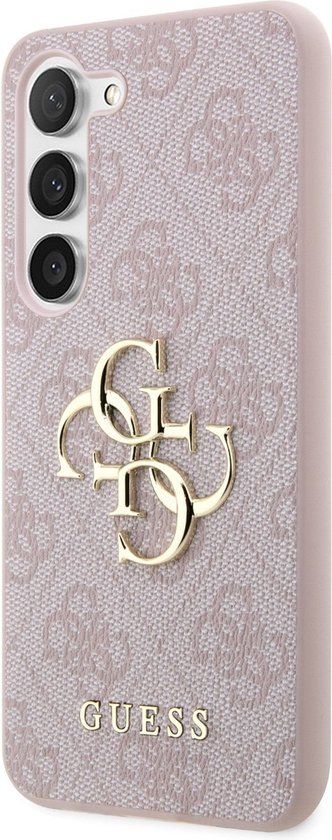 Guess 4G Metal Logo Back Case - Samsung Galaxy S23 - Pink