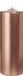 Wiedemann Bougie cylindrique/bougie pilier - or rosé métallique - 20 x 7 cm - 103 heures de combustion