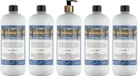 Claudius Cosmetics B.V. Body & Hair Hammam Herbal 1 liter met gouden pomp - set van 5 stuks