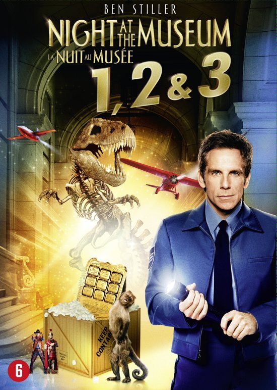 - Night At The Museum 1 t/m 3 dvd