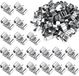 Unyqoos® Set van 80 Roestvrijstalen Kabelklemmen - Argent