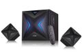 F&D F550X 2.1 canaux 56 W Noir Bluetooth Ensemble d'enceintes