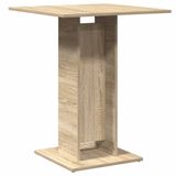 VidaXL Bistrotafel 60x60x75 cm Sonoma eikenhout